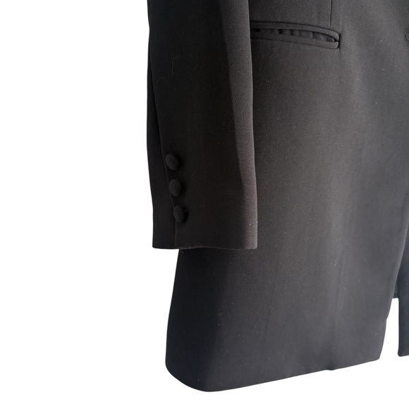 COLDWATER CREEK Long Career Blazer in Classic Black Size 6 PETITE — GORGEOUS!!!! - Picture 5 of 7